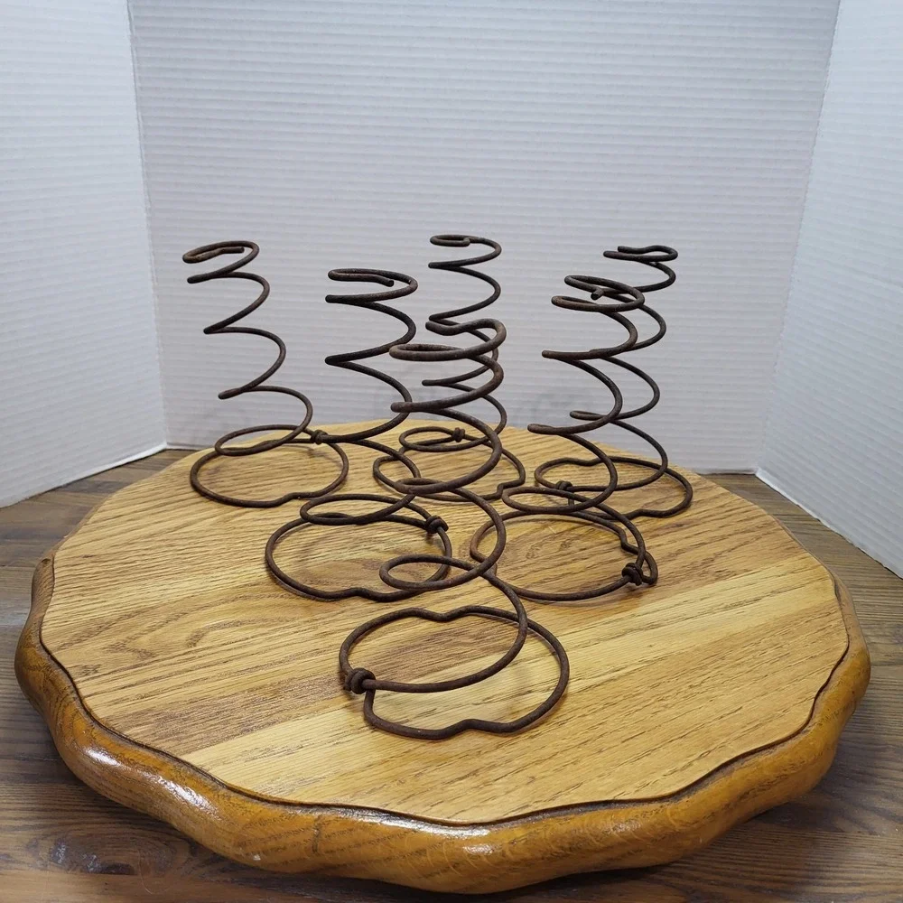 VTG Rusty Cyclone Tornado Metal Coil Old Bed Springs Lot Of 6 Pc. 7
